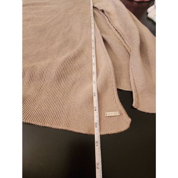 Calvin klein NWT turtleneck poncho almond one size - Picture 6 of 7